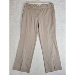 J Crew Broken In Chino Womens 6 Short City Fit Khaki Buttery Twill Bootcut NWT